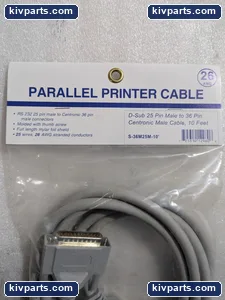2464 VW-1 Parallel Printer Cable – actual item, photo 3 of 6