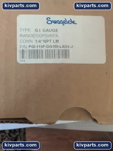 Swagelok 1/4MNPT GI Gauge – actual item, photo 2 of 4
