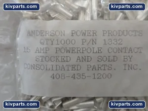 Anderson 1332 PP15 Powerpole Contact – actual item, photo 2 of 4