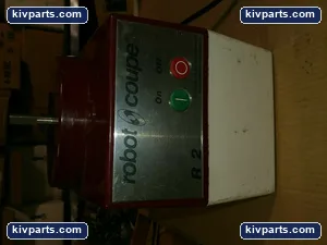 Robot Coupe R2 Commercial Food Processor Motor Base Red Lot of 2 Parts Repair – actual item, photo 2 of 3