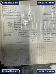 Burckhardt 0-1 Bar Pressure Gauge – actual item, photo 2 of 7