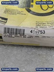 Parker 419753 Fluidpower Cylinder Seal – actual item, photo 5 of 6