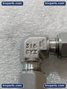 Swagelok 13/ORDER Steel Union Elbow Fitting – actual item, photo 6 of 8