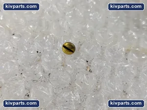 Small Brass Slotted Round Head Machine Screws Fastener Hardware 11-26 LOT OF 200 – actual item, photo 3 of 4