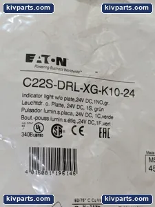 Eaton C22S-DRL-XG-K10-24 Pushbutton – actual item, photo 4 of 5