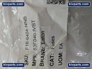 Eaton 83F040-IVBT X-Limiter Capacitor Fuse – actual item, photo 2 of 8