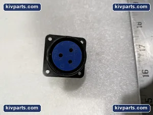 Amphenol Connector Receptacle 3 Socket – actual item, photo 4 of 7