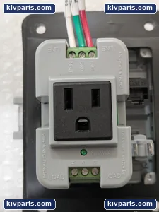 P-R2-K3RF3-U217 Ethernet Interface GFCI Outlet – actual item, photo 2 of 7