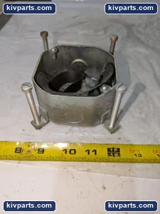 NNB FLOOR BOX 4" OCTAGON 21/8 DEPTH 21/4" SERVICE FITTING OPENING 800 NUMBER – actual item, photo 3 of 6