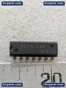 Hitachi HD74LS06P 74LS06 Hex Buffer Inverter – actual item, photo 4 of 8