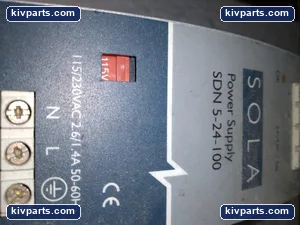 SolaHD 5-24-100 SDN DIN Rail Power Supply – actual item, photo 6 of 7