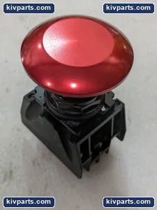 Eaton E34EX713R Jumbo Mushroom Red Push Button – actual item, photo 3 of 5