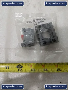 ABB MCBH-02 Red Industrial Control Switch – actual item, photo 2 of 6