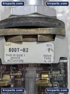 Allen-Bradley 800T-H2 Selector Switch Black Knob – actual item, photo 2 of 5