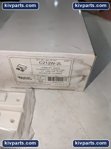 Edwards C212W-2L White Illuminayed Pushbuttons – actual item, photo 2 of 3