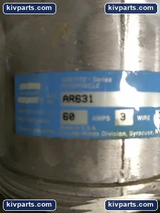 Crouse-Hinds AR631 Receptacle Electrical Plug – actual item, photo 2 of 8