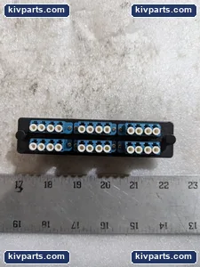 Fibertronics LGX‑LCQX‑6B 24‑Fiber LC/UPC Quad Adapter Plate LGX Fiber Optic Patc – actual item, photo 4 of 6