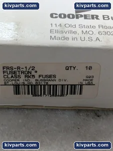 Bussmann FRS-R-1/2 RK5 Dual Element Time Delay Fuse – actual item, photo 2 of 7