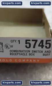Wiremold O6110 Combination Switch Receptacle – actual item, photo 4 of 4