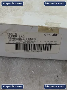 Bussmann RES-5 Super Lag Renewable Fuse – actual item, photo 2 of 7