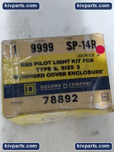 Square D 9999 SP-14R Red Pilot Light – actual item, photo 2 of 5