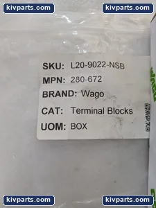 WAGO 280-672 60947-7-1 Terminal Block – actual item, photo 2 of 8