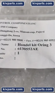IMI CCI 2-RO Kit O-Ring 3 Black Valve Seal – actual item, photo 3 of 3