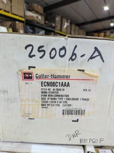 Cutler-Hammer ECN08C1AAA FVNR Motor Starter