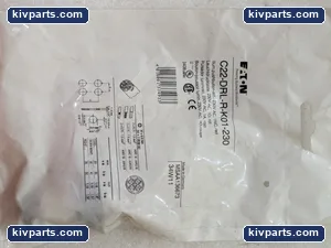 Eaton C22-DRL-R-K01-230 Pushbutton – actual item, photo 2 of 4