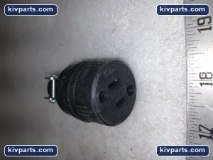 Cooper Black Power Receptacle Outlet – actual item, photo 2 of 5
