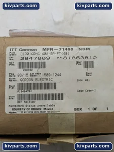 ITT CIR01GRHC-40A-5P-FT Duty Circular Connector Plug – actual item, photo 3 of 9