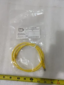 Legrand 541-115-003SLBIBQS Cat6 Yellow Booted Patch Cable