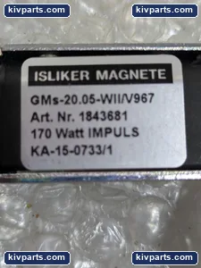 GMS-20.05-WII/V967 Linear Solenoid Actuator – actual item, photo 2 of 3