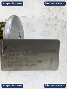 Humphrey 250PL-2-10-21 EGS VAI/EQSD Way Solenoid Valve – actual item, photo 3 of 6