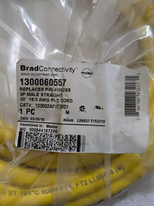 Brad 1300060557 Connectivity Male Straight Cord
