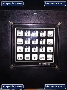 General Electric 336A3397P1 NP Operator Key Board – actual item, photo 2 of 8