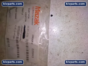 Mazak P-8 O-Ring – actual item, photo 2 of 3