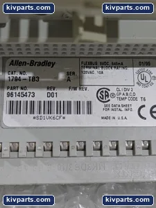 Allen-Bradley 1794-TB3 96145473 Terminal Block – actual item, photo 4 of 5