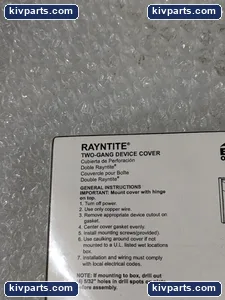Bell Outdoor 5043-0 Rayntite Two-Gang Device Cover – actual item, photo 3 of 5