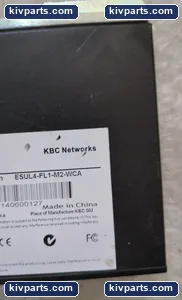 KBC Networks ESUL4-FL1-M2-WCA Unmanaged Ethernet Switch – actual item, photo 4 of 4