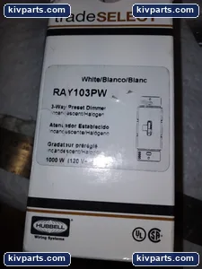 Hubbell RAY103Y Hubble Switch – actual item, photo 7 of 8