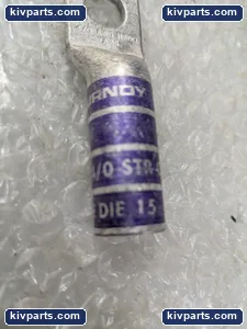 Burndy N200 AWG YA28 Purple DIE 15 Lug – actual item, photo 5 of 9
