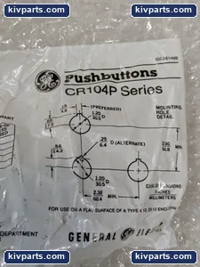 General Electric CR104PBG91B3 Heavy Duty Pushbutton Switch – actual item, photo 2 of 8