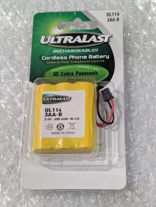 UL1143AA-B 600 MAH Codeless Phone Battery – actual item, photo 1 of 4
