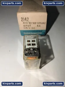 Potter & Brumfield 2142 RIO-EI-X6-115VAC Relay – actual item, photo 2 of 3