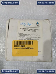 SkyLink 2420M Insteon Compatible Wireless PIR Motion Sensor White Automation – actual item, photo 5 of 6