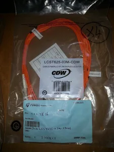 3M LCST625-03M-CDW Fiber Optic Duplex Patch Cable