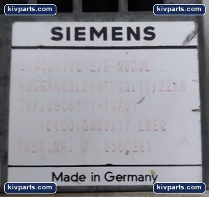 Siemens 6SC6111-1VA01 E/R Infeed Regenerative Module – actual item, photo 2 of 4