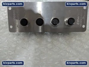 Mencom D24-4MDE45-4FR-RJ45-PCB Ethernet Receptacle Panel – actual item, photo 3 of 6