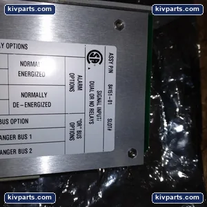 Bently Nevada 84151-01 Card 3300 Seismic Relay Module – actual item, photo 2 of 4